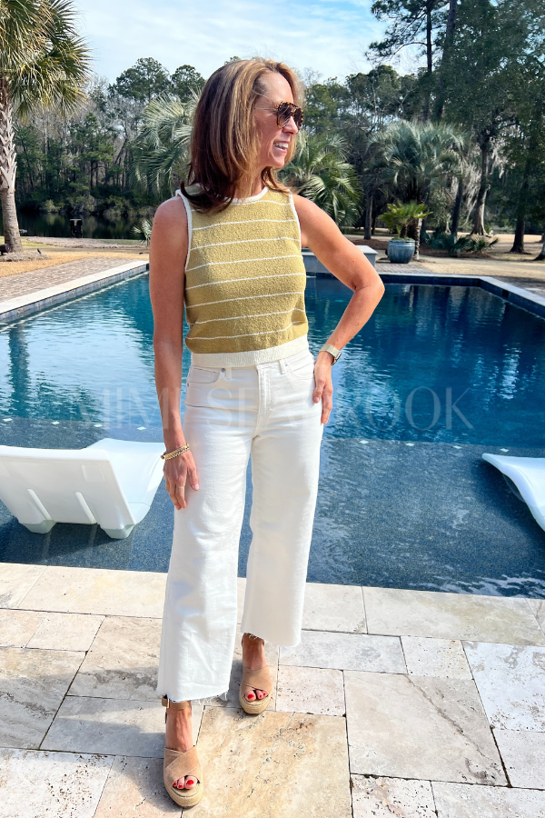 Christina top, olive