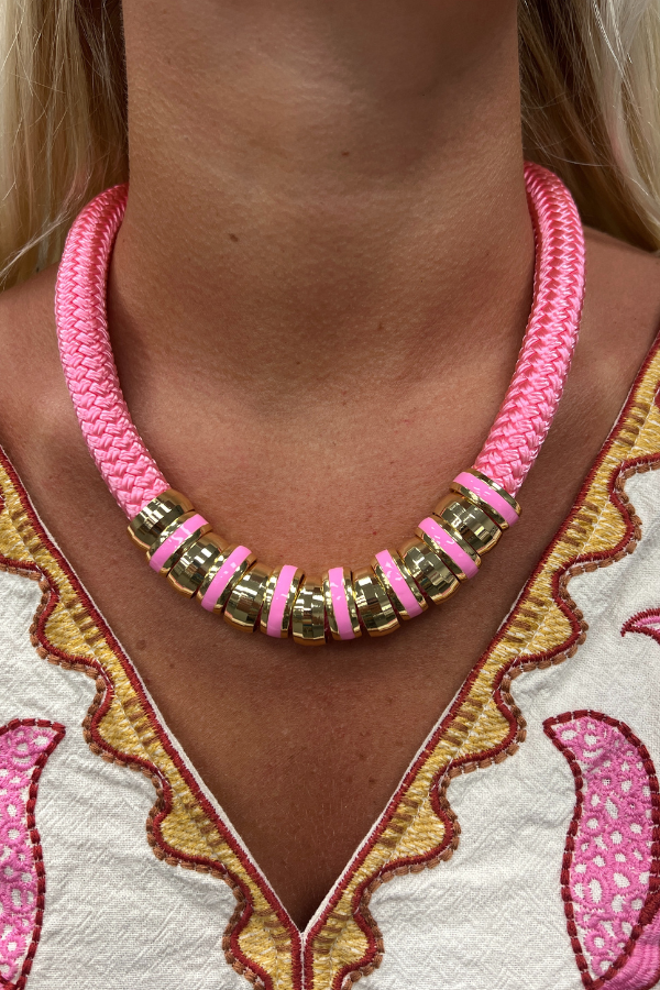 Classic Necklace, soft pink by Holst + Lee