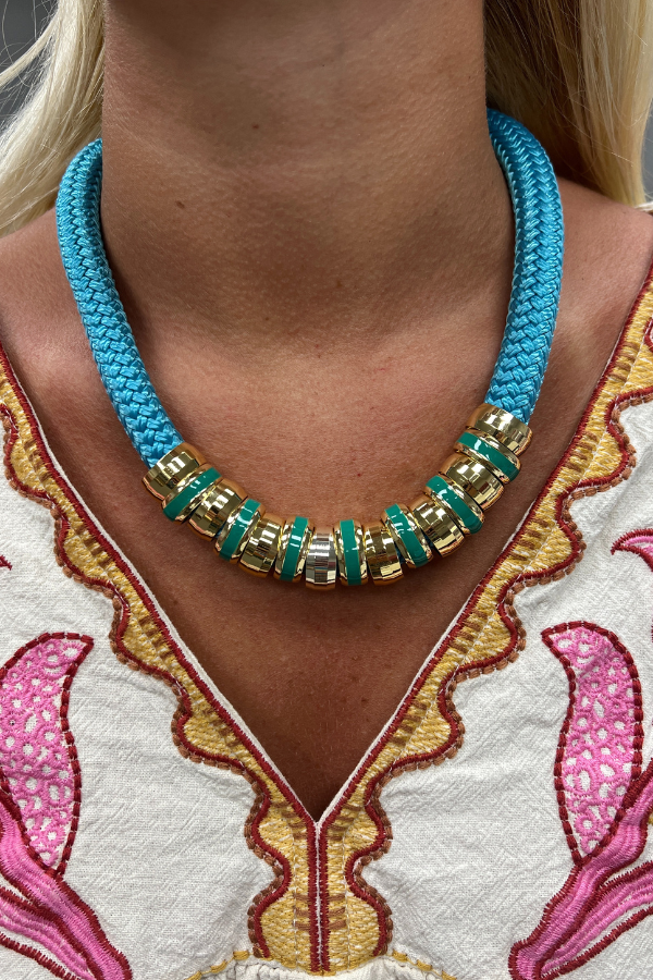 Classic Necklace, turquoise by Holst + Lee