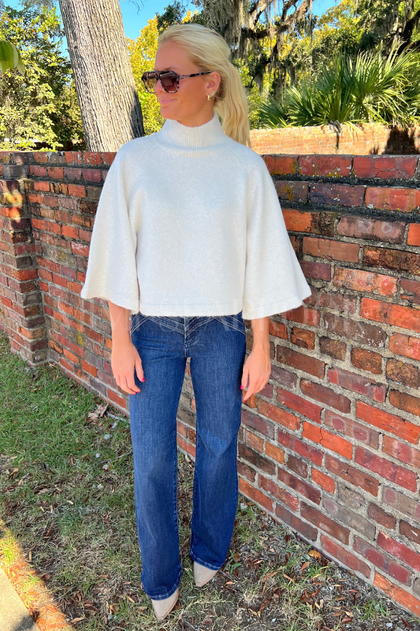 Colson sweater, ivory