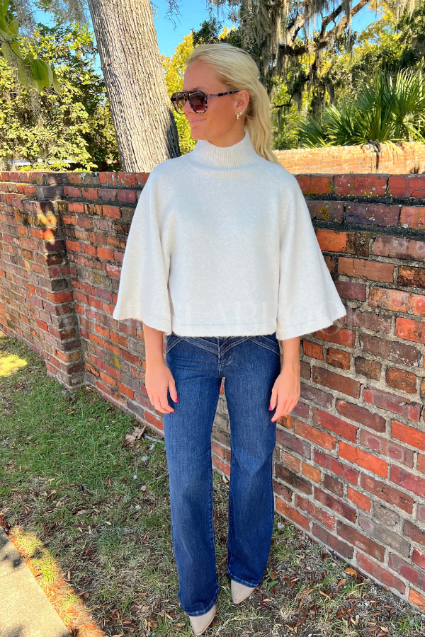 Colson sweater, ivory