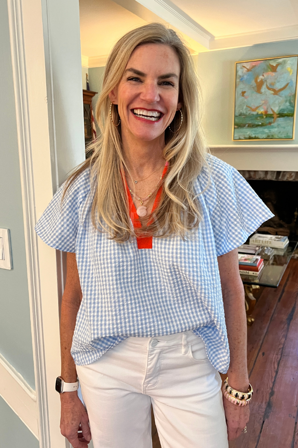 Cooper top, light blue