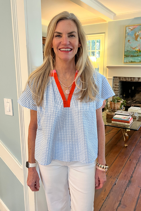 Cooper top, light blue