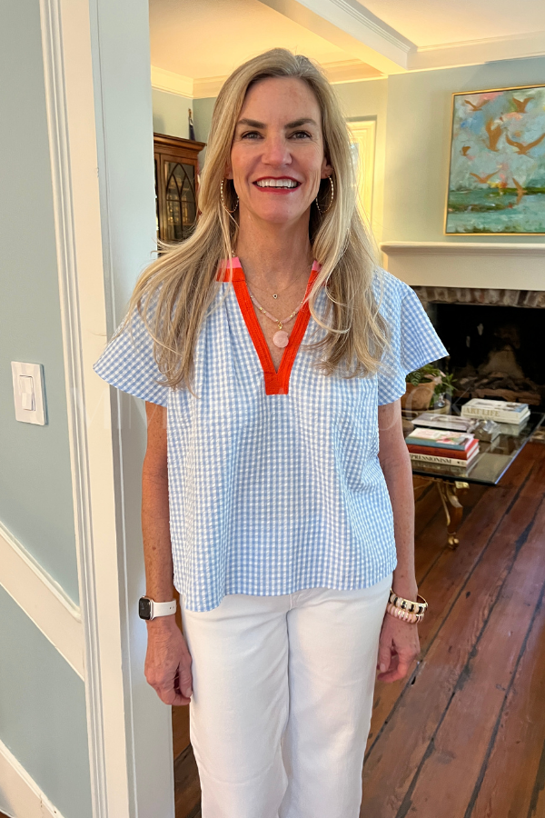 Cooper top, light blue