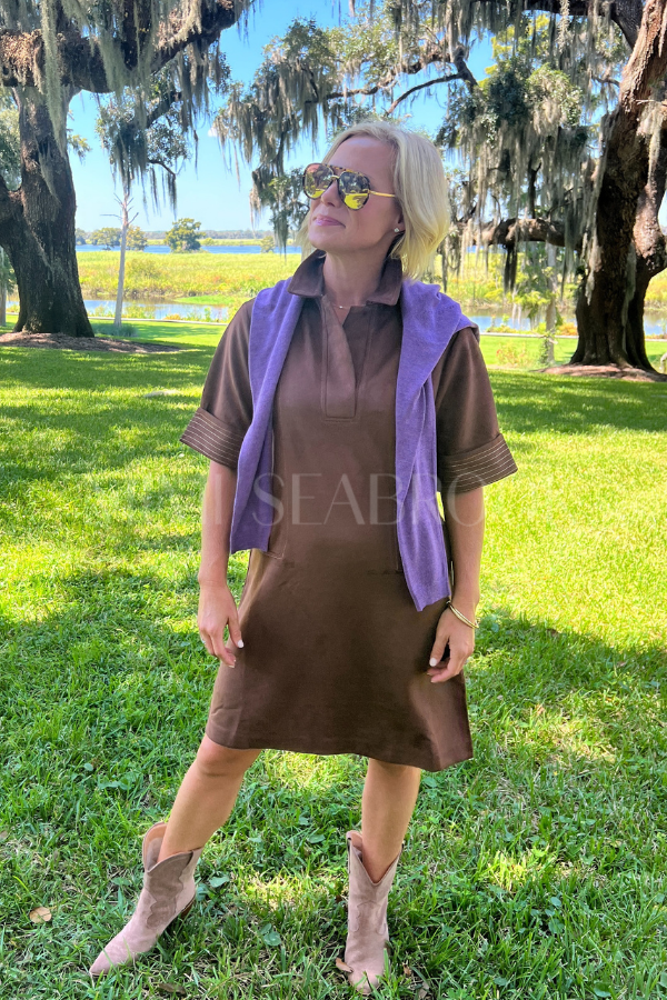 Yara cardigan sweater, purple