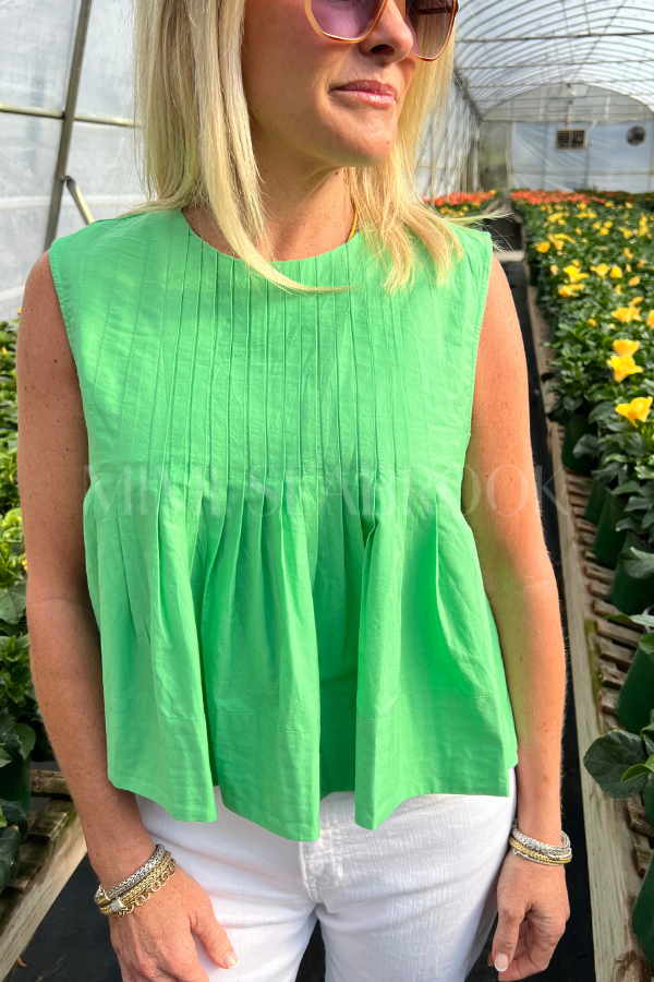Cordelia top, green