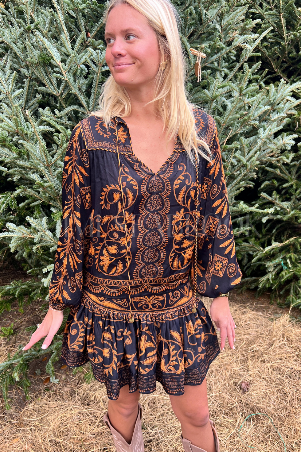 Cornely Ainika Black Mini Skirt by Farm Rio