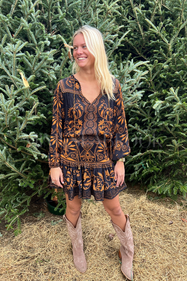 Cornely Ainika Black Mini Skirt by Farm Rio