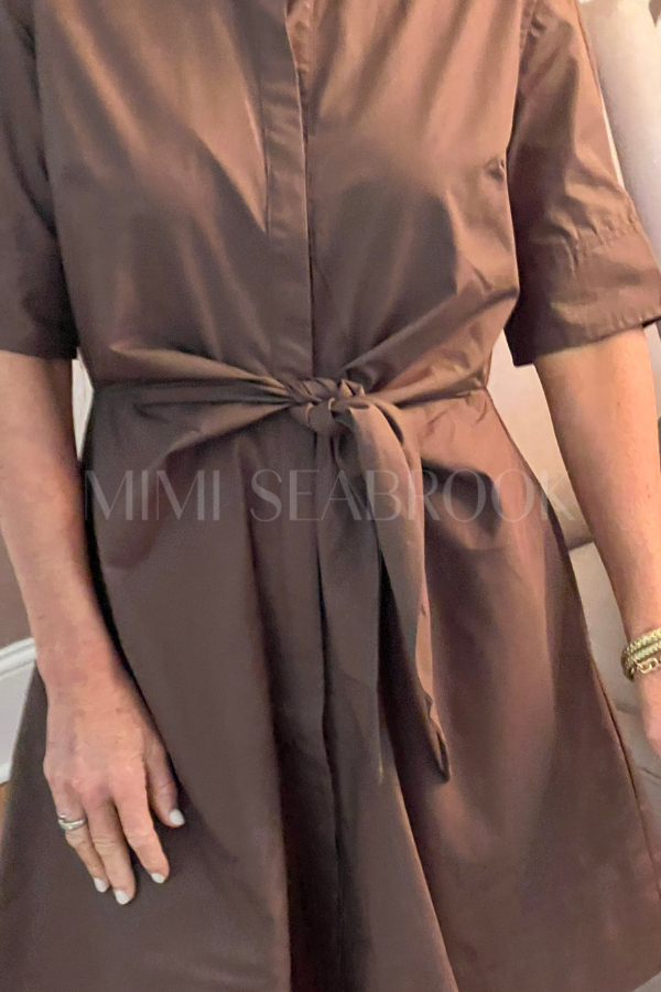Crowell dress, brown
