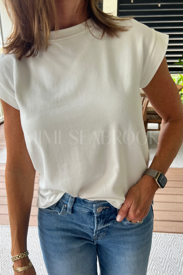 Cullen top, ivory