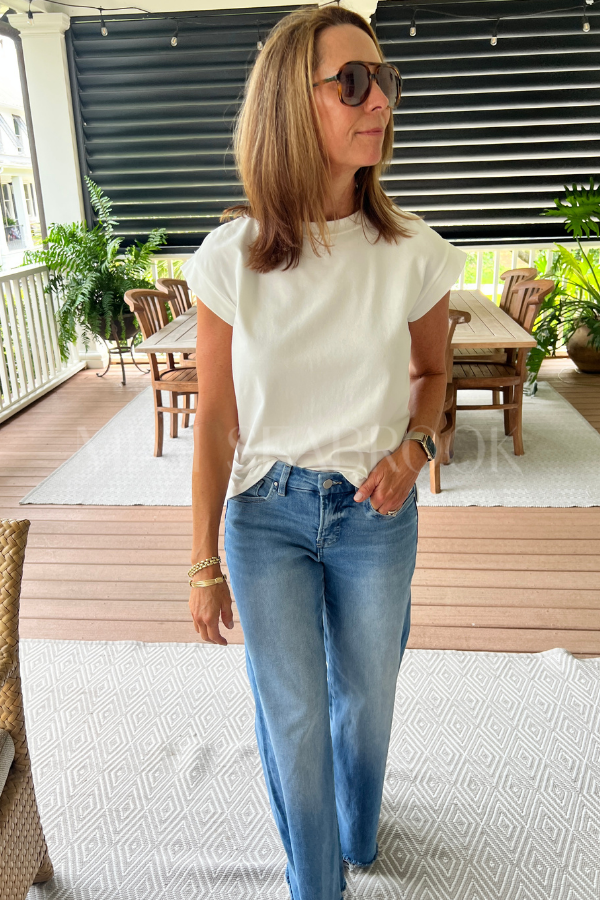 Cullen top, ivory