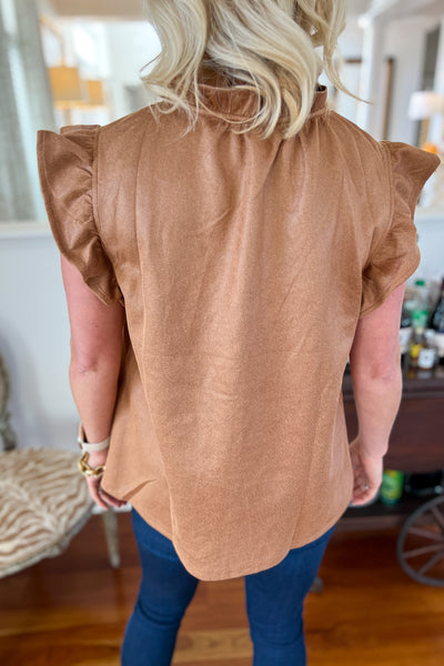 Norah top, camel
