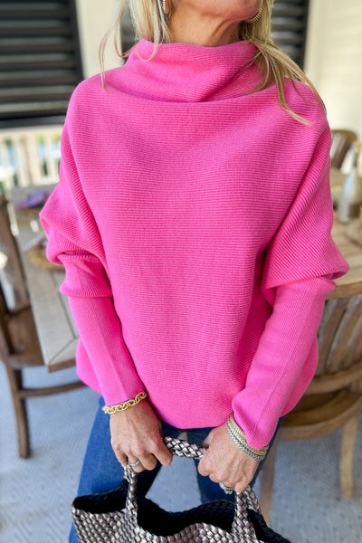 Spires sweater, hot pink