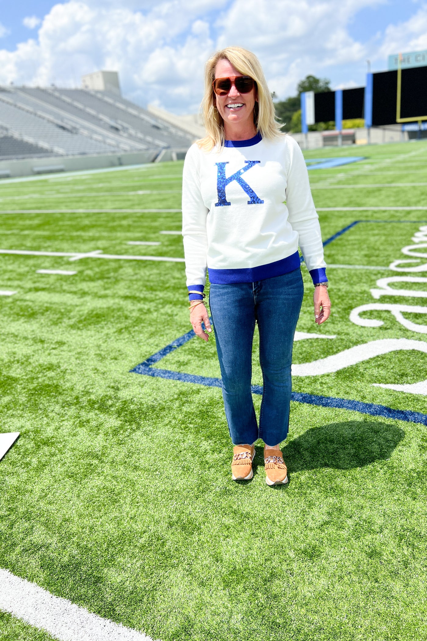 Kentucky sequin sweatshirt