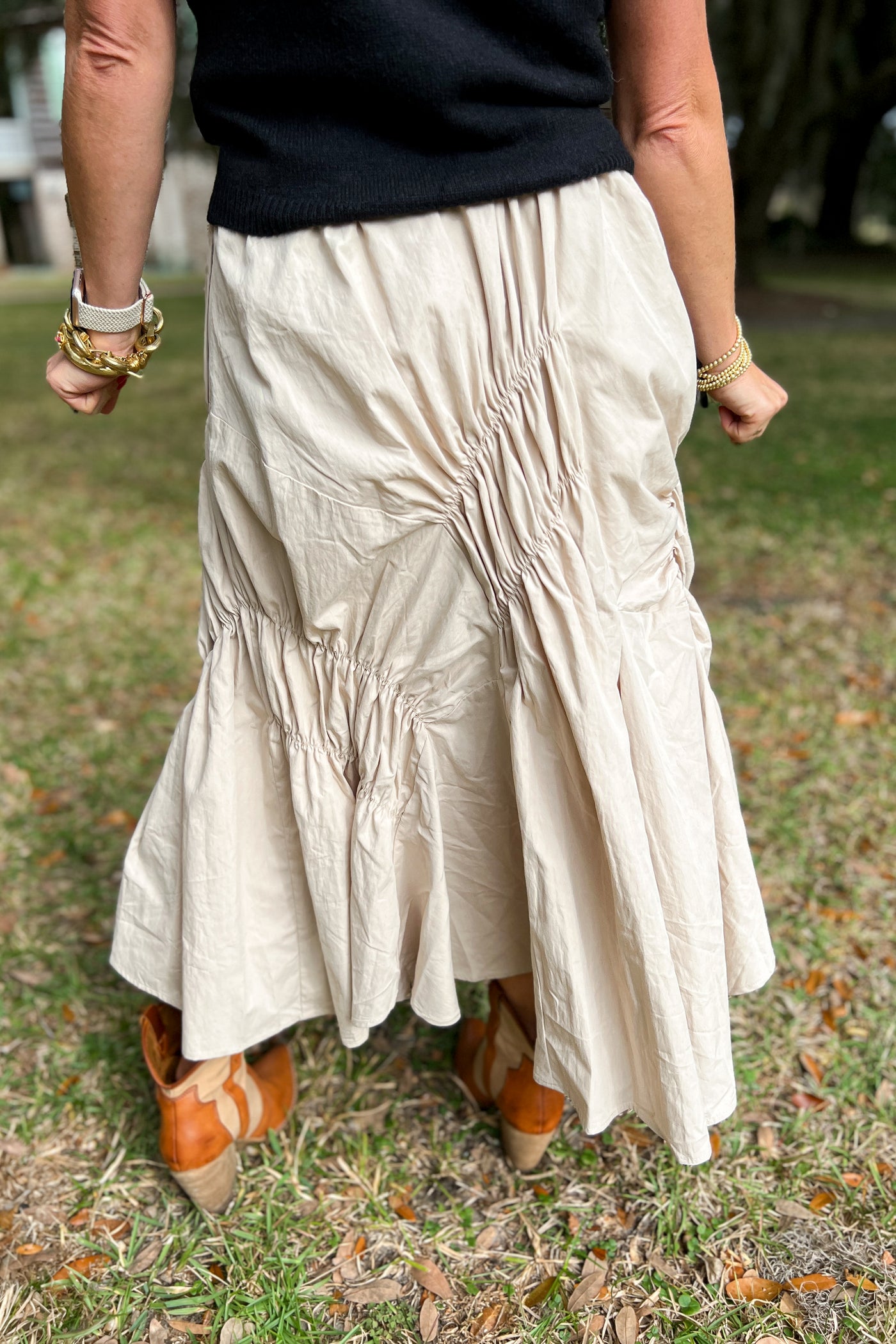 Sorrell skirt, taupe