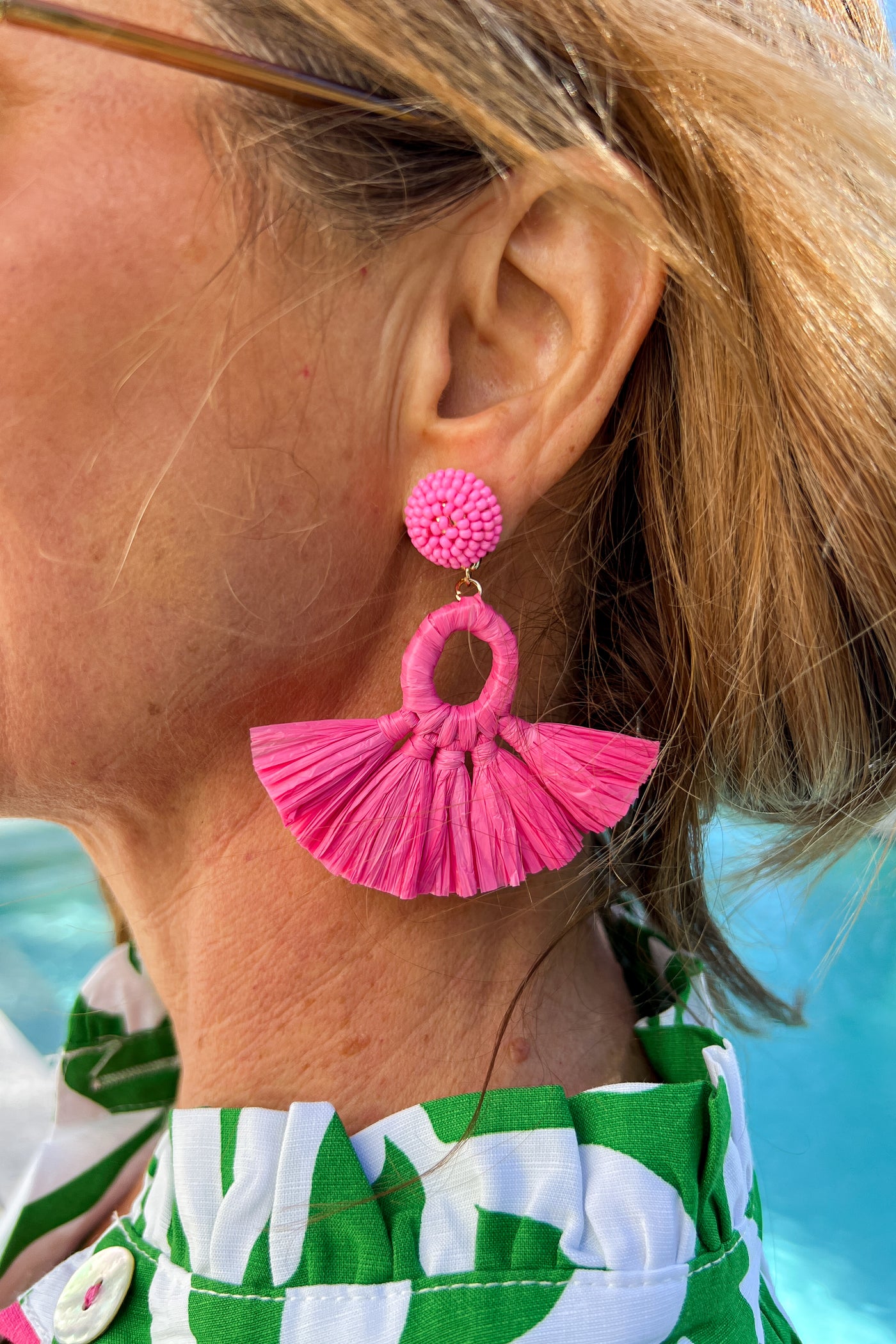 Alexa Earrings, pink