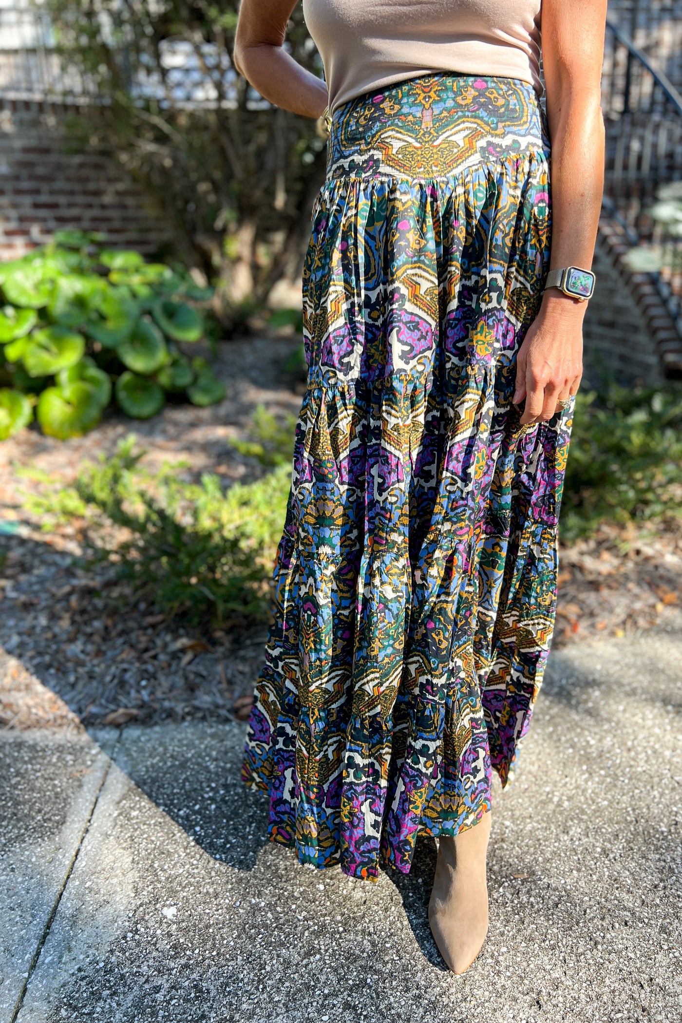 RANIA MAXI SKIRT by Cleobella