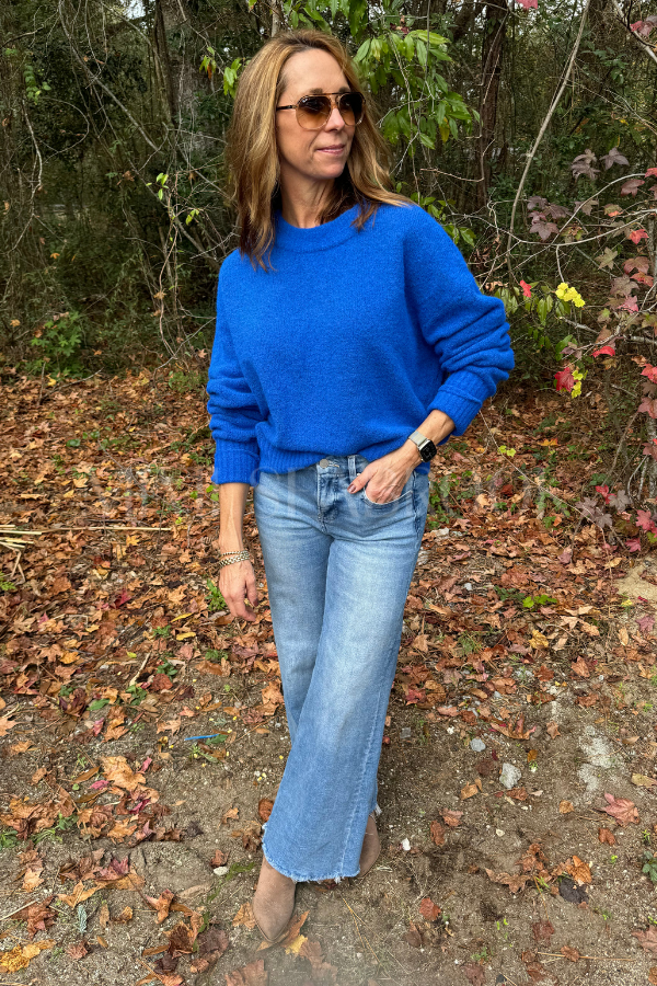 Darla sweater, cobalt