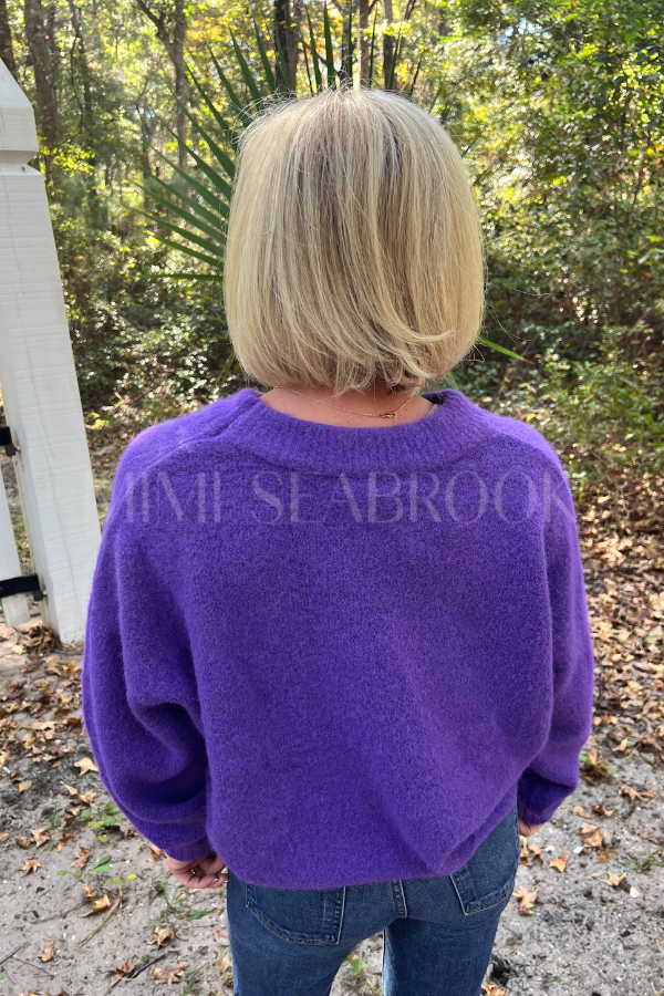 Darla sweater, purple