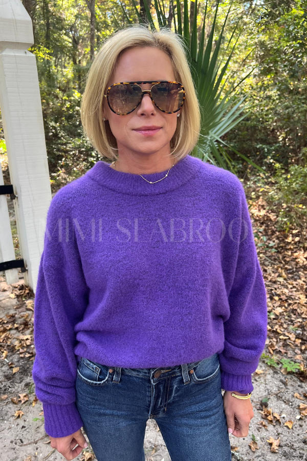 Darla sweater, purple