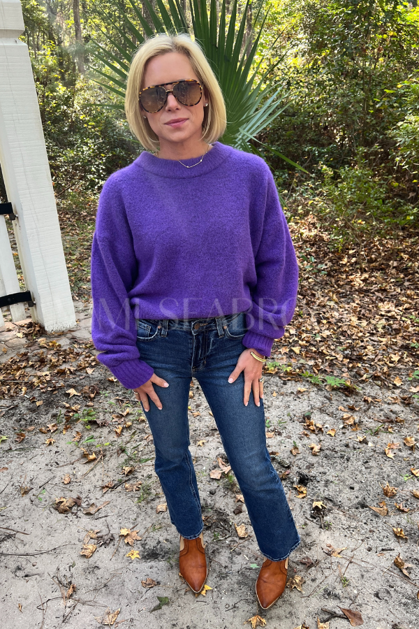 Darla sweater, purple