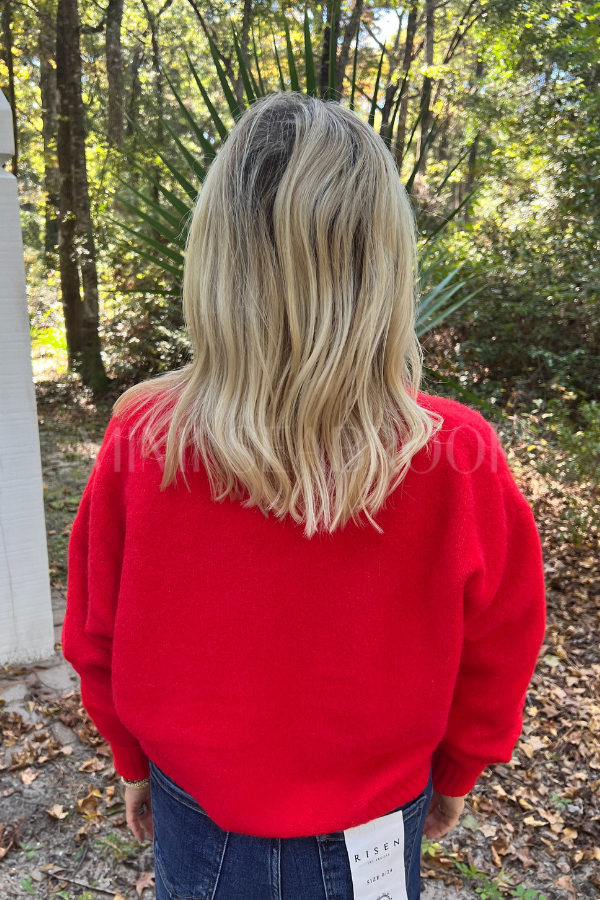 Darla sweater, red