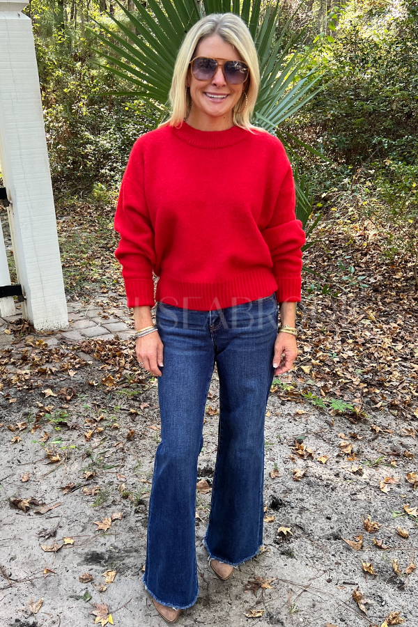 Darla sweater, red