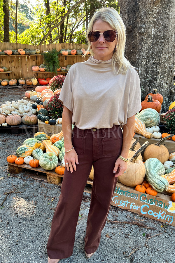 Darton top, taupe