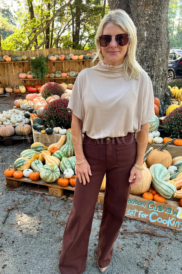Darton top, taupe