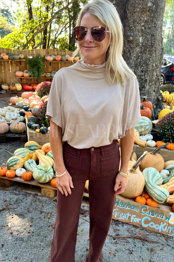 Darton top, taupe