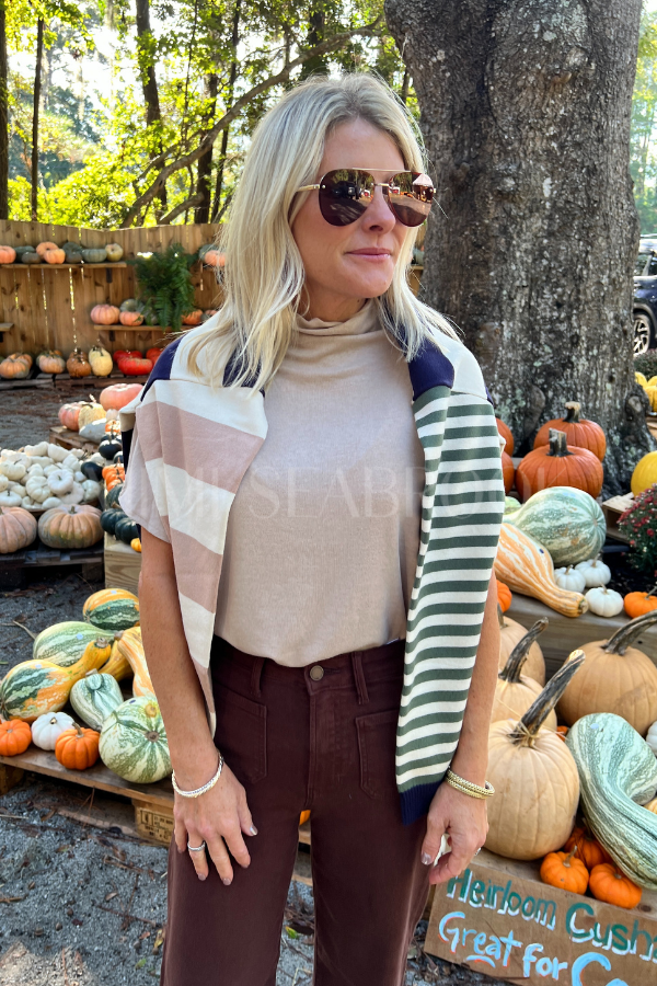 Darton top, taupe
