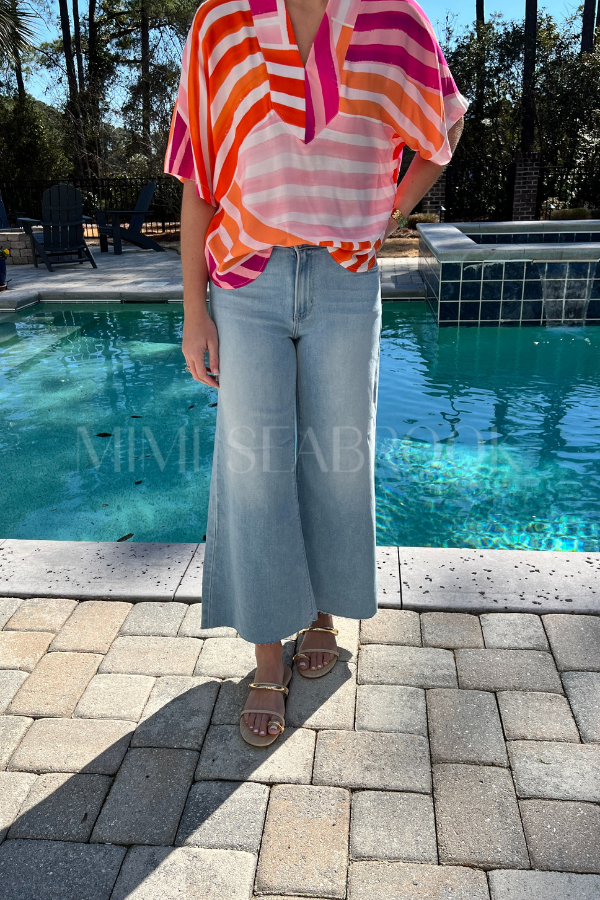 Davies crop flare jeans