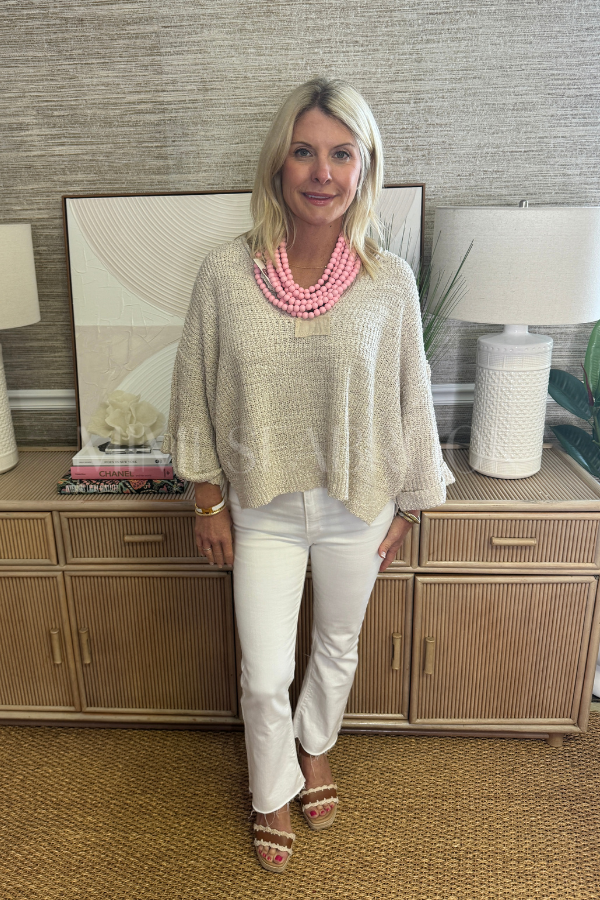 Deane sweater, oatmeal