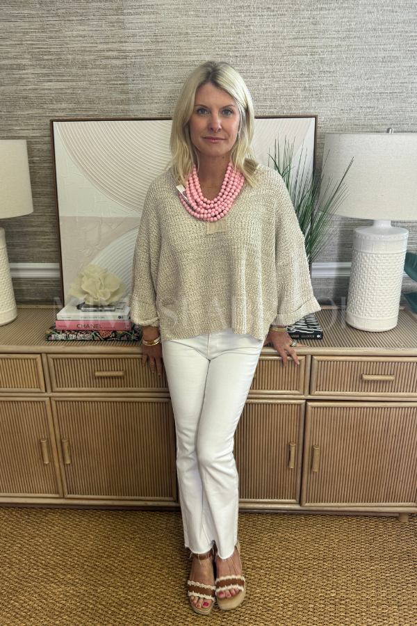 Deane sweater, oatmeal