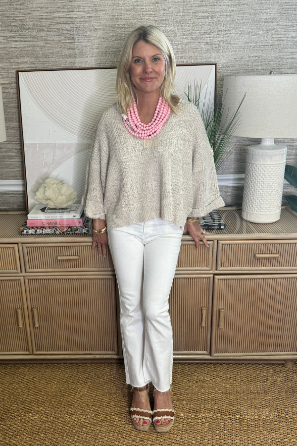 Deane sweater, oatmeal