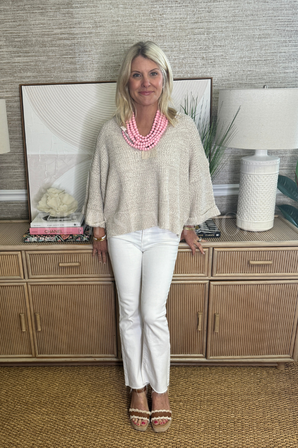 Deane sweater, oatmeal