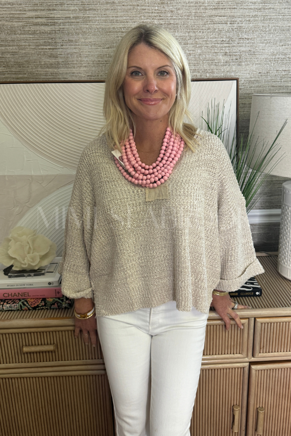 Deane sweater, oatmeal