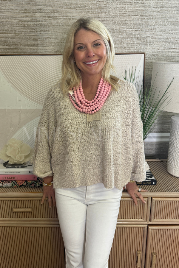 Deane sweater, oatmeal