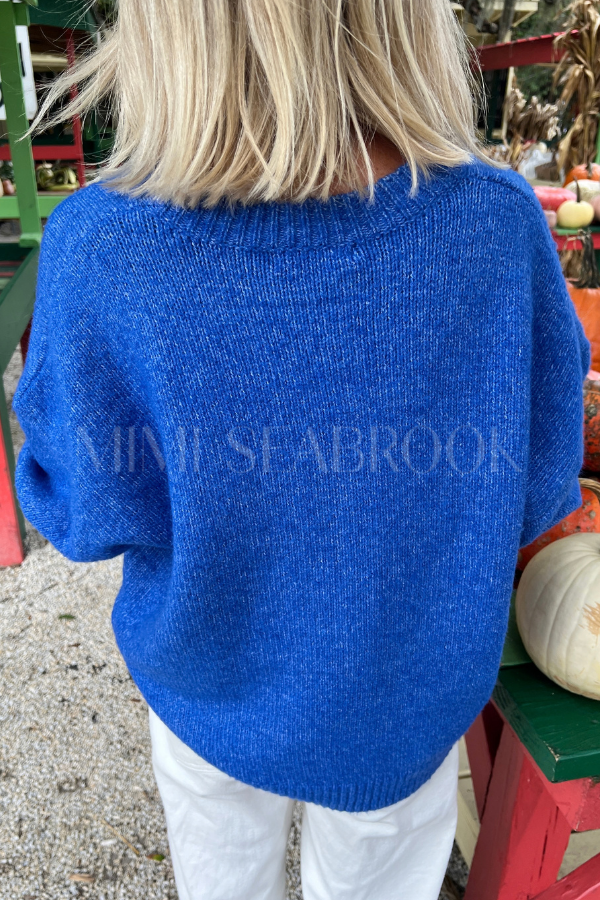Decoy sweater, royal