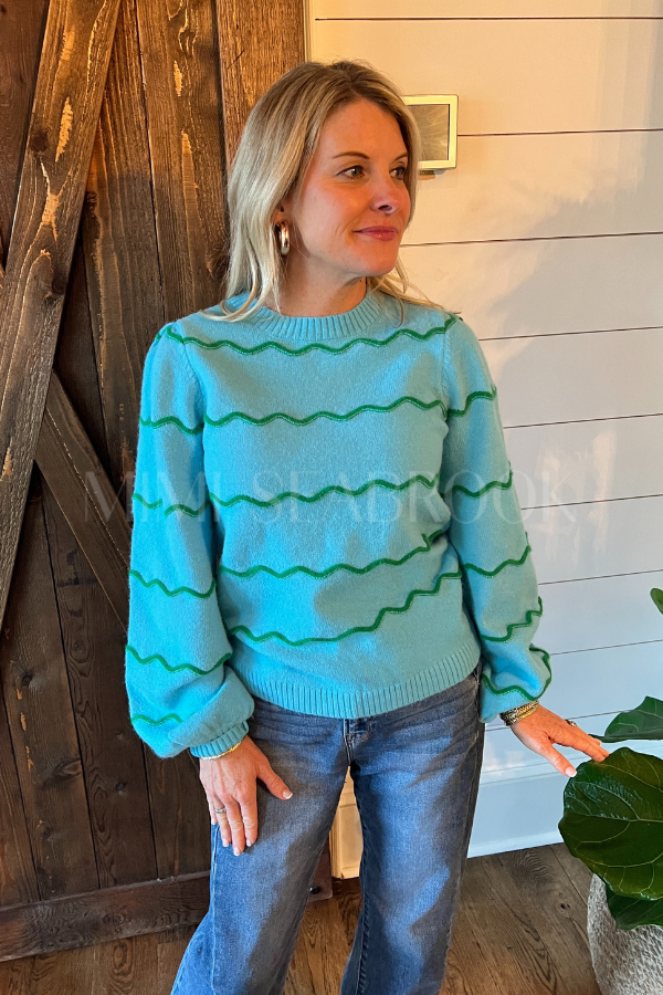 Denise sweater, blue