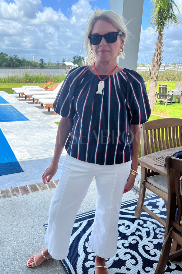 Denny top, navy