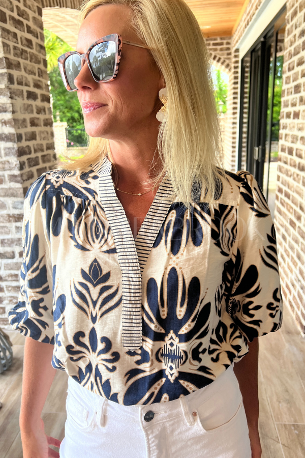 Dodson top, navy