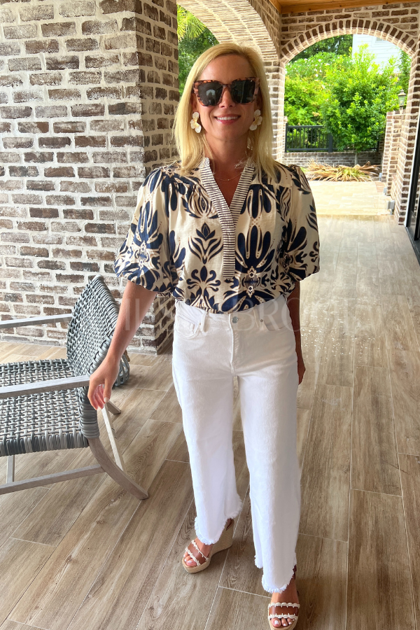 Dodson top, navy