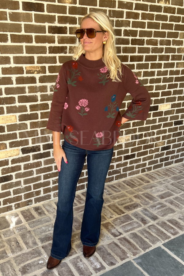 Dolores sweater, brown