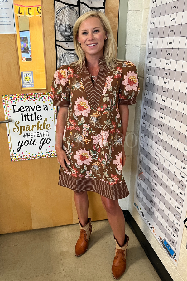 Dotty dress