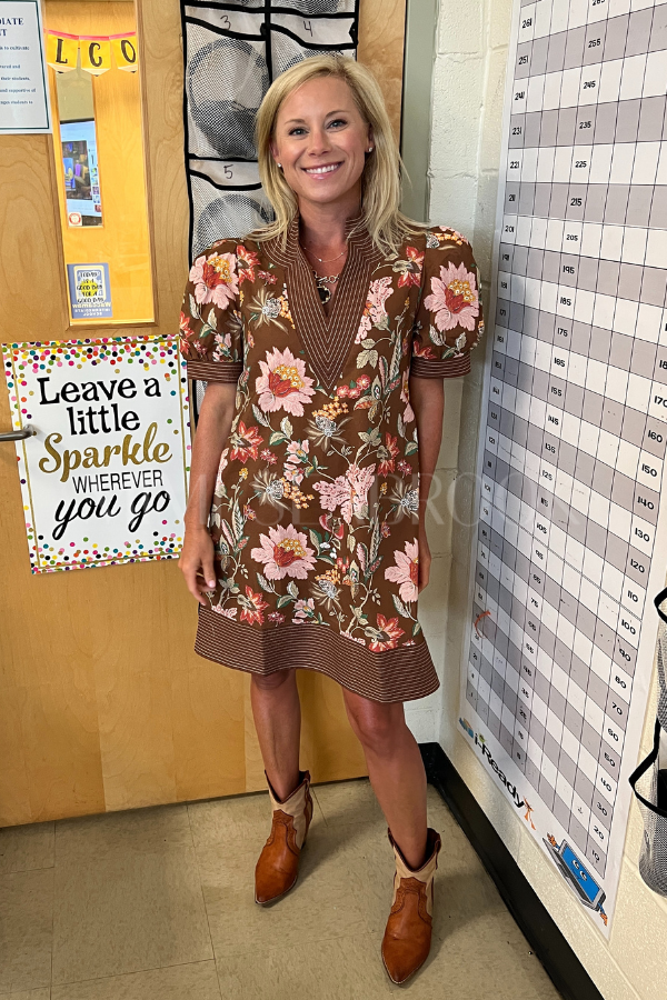 Dotty dress
