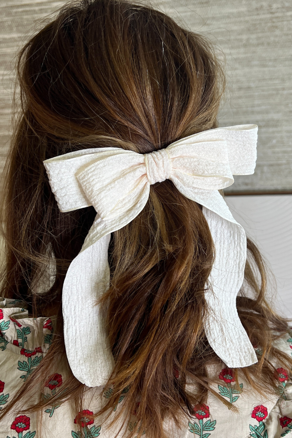 Double Bow hair barrette