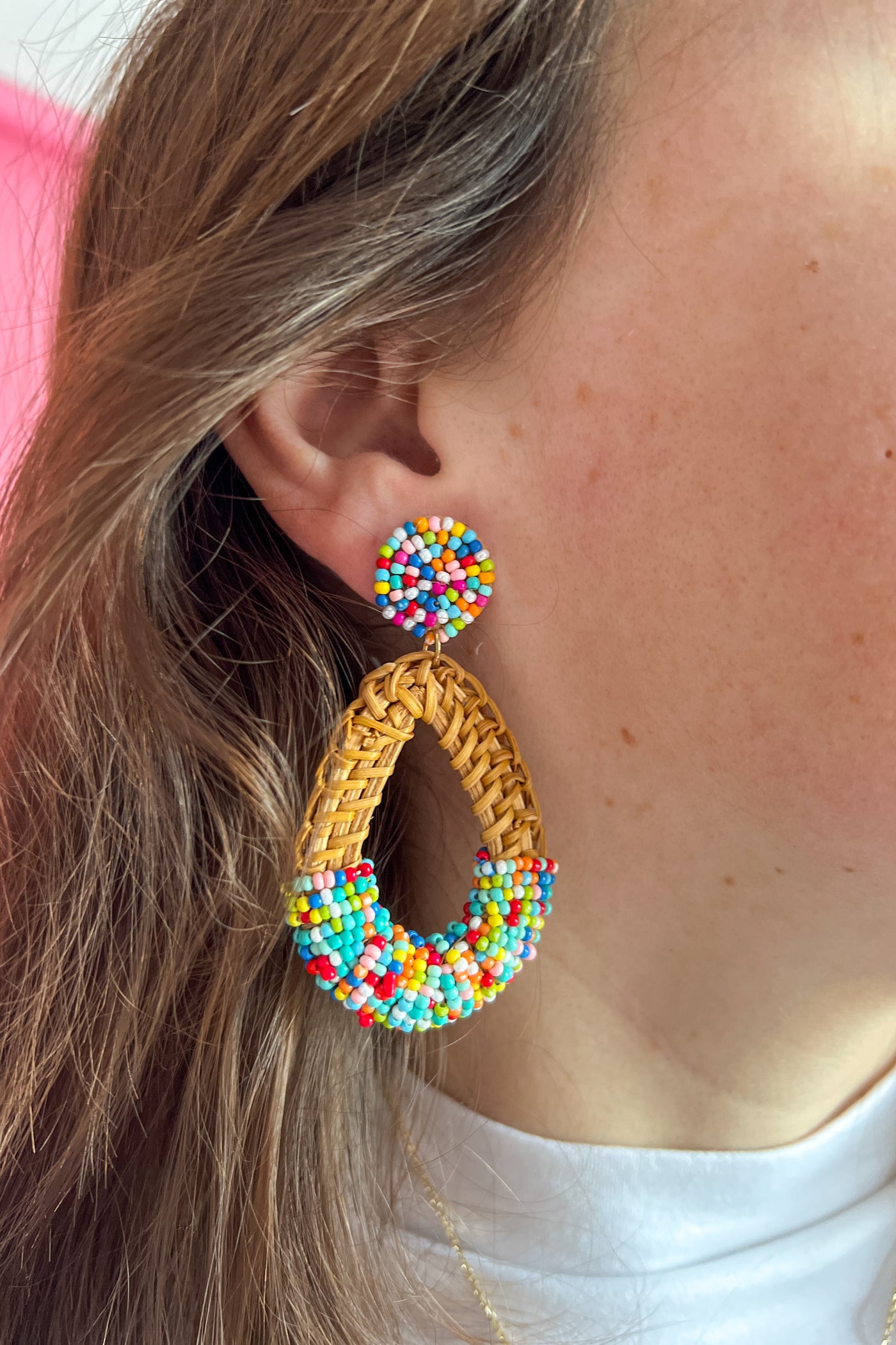 Heaston Teardrop Beads Earrings