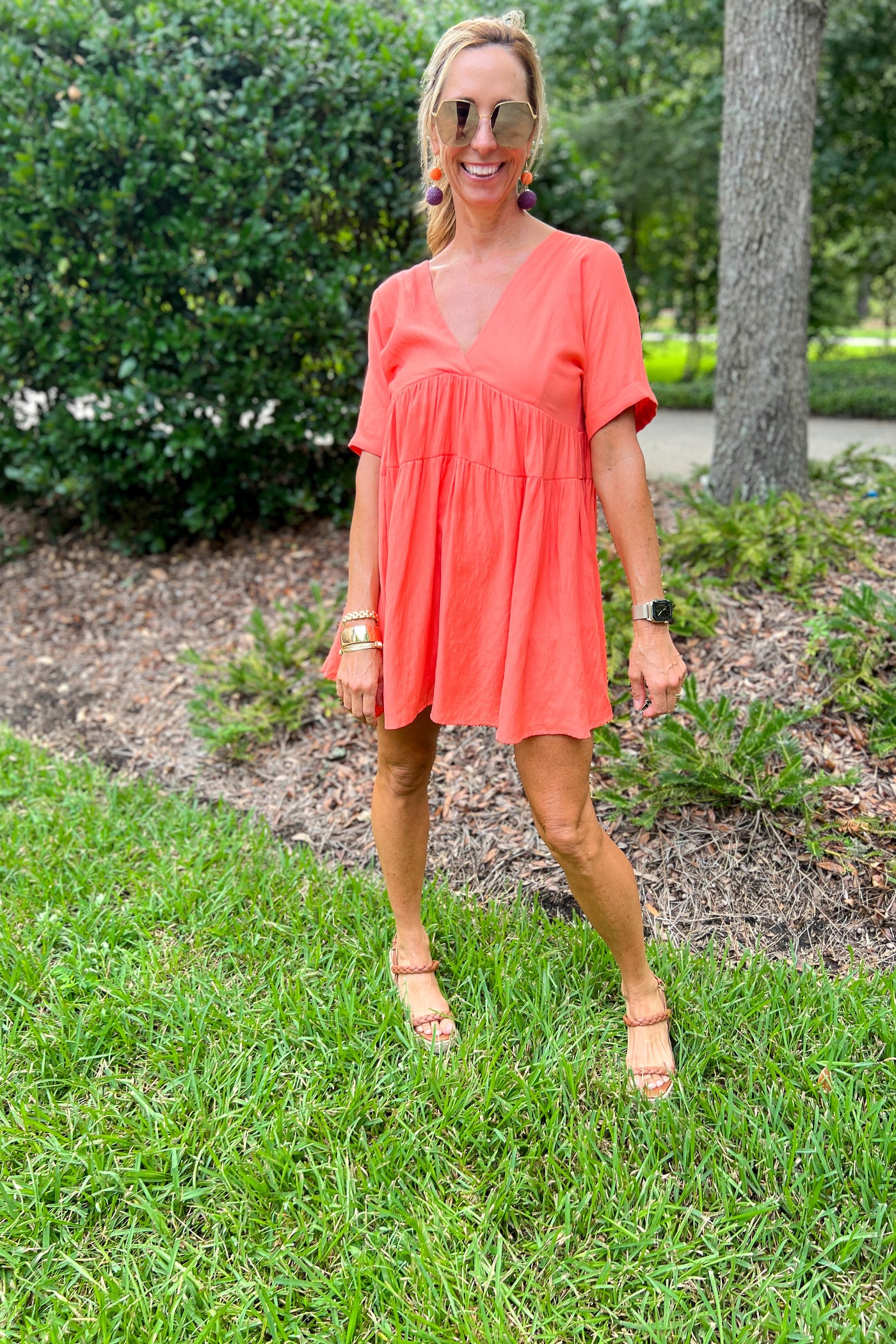 Salter dress, orange