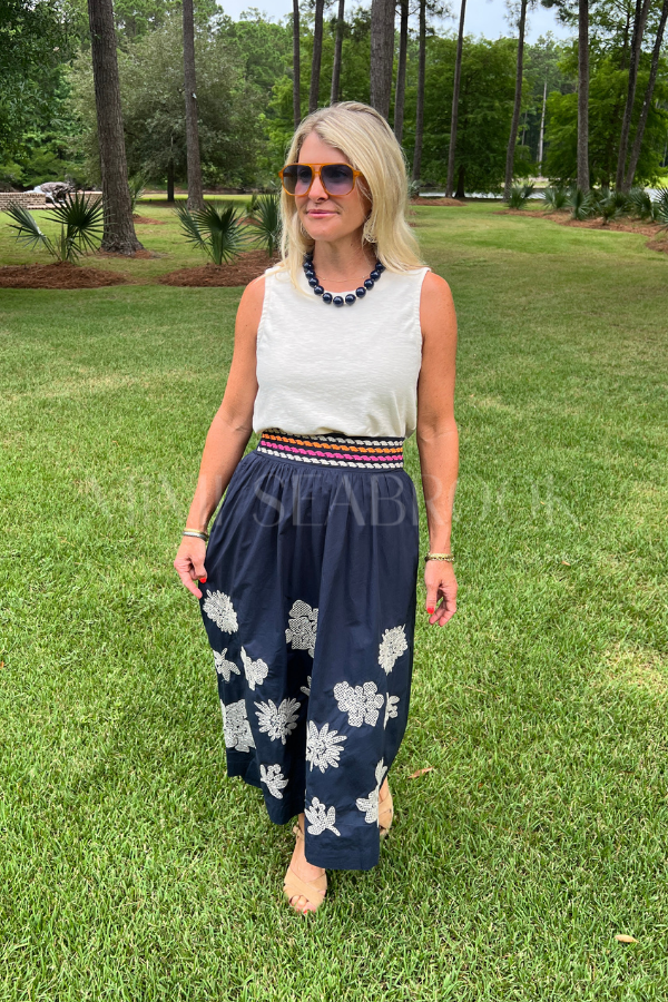 Earle skirt, navy